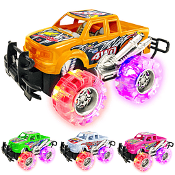 Light Up Monster Trucks para niños, coches de juguete de 6 p