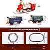 Juego de tren clásico con humo: juguetes de tren para niños