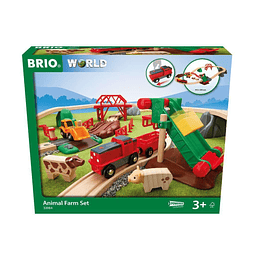 33984 Animal Farm Set - Atractivo juego de trenes de juguete