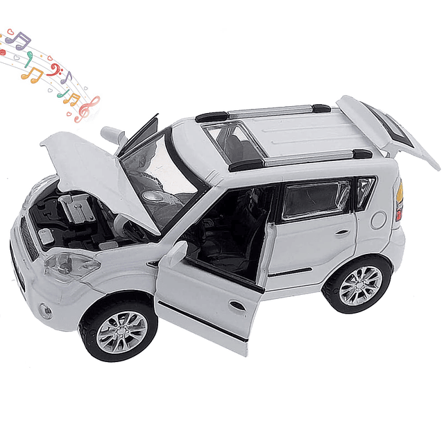 Juguetes de coche para niños de 3 4 5 6 7 años Kia Soul Coch