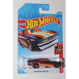 2019 Basic Mainline Hw Flames - Coche divertido Mustang '71