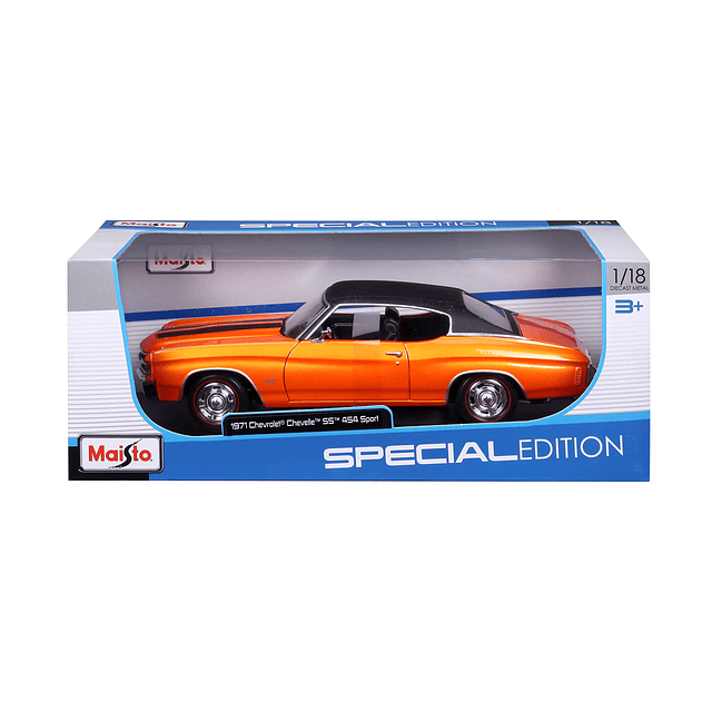 Edición Especial 1:18 1971 Chevrolet Chevelle SS 454 Sport C