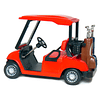 🏌️ Carrito de golf rojo KiNSFUN de 4½ pulgadas, modelo de me