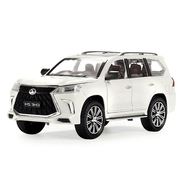 Lexus LX570 1/32 modelo de coche SUV todoterreno, juguete de