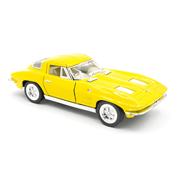 Chevy 1963 Corvette Stingray Escala 1:36 (Amarillo)