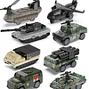 Pequeños coches de juguete del ejército, , vehículos militar