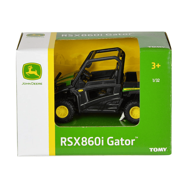 John Deere Tomy Rsx 860I Gator (escala 1:32), verde