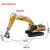 Juguetes para vehículos de construcción Excavadora con agarr