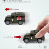 Pequeños coches de juguete del ejército, , vehículos militar