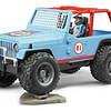 Jeep Cross Country Racer Vehículo con Conductor Azul