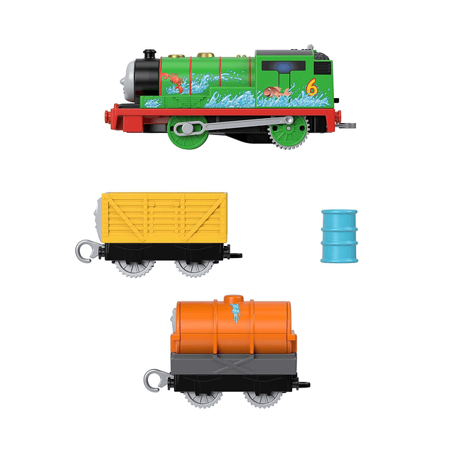 Percy and Troublesome Truck, tren de juguete motorizado a ba