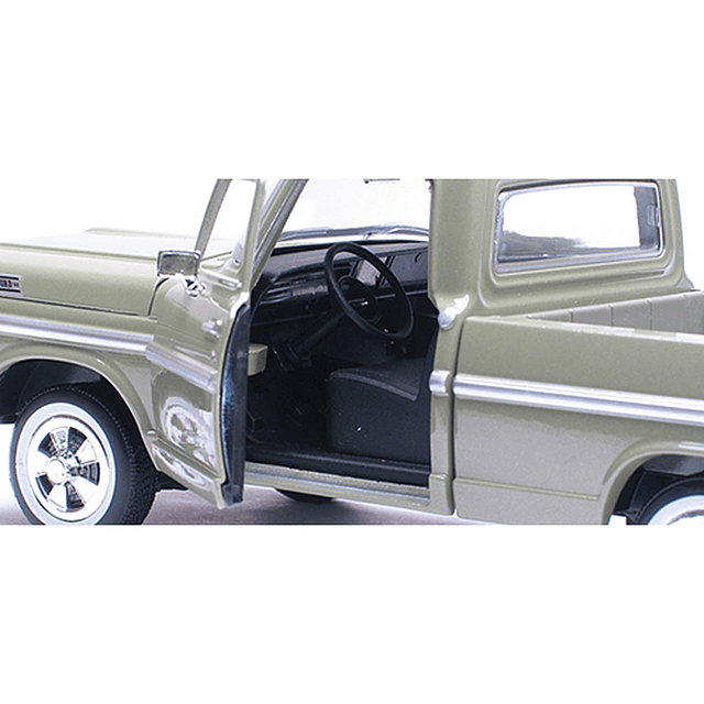 Camioneta Ford F-100 1969, verde - Motormax Premium American