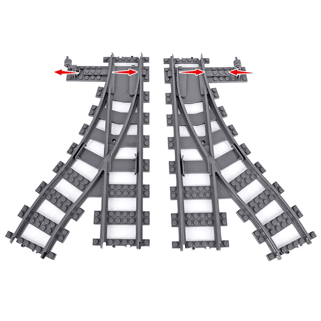 Accesorios ferroviarios para vías de tren: sistema de vías p