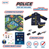 Lolo Toys Juego de juguetes policiales y tapete de juego de