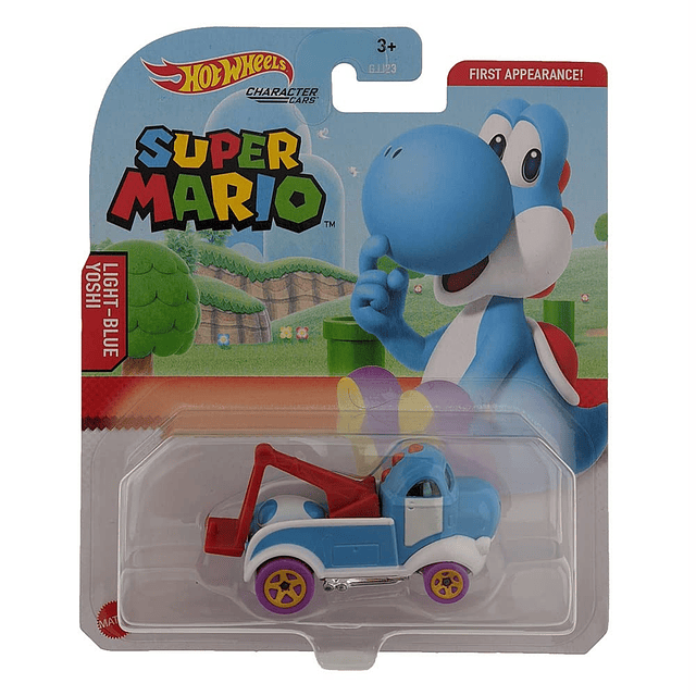 Super Mario Coches De Personajes Yoshi Azul Claro