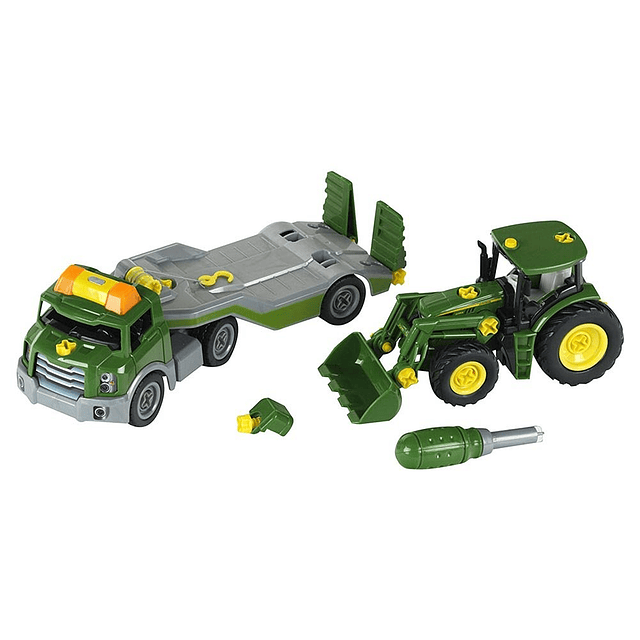 Transporter Theo con tractor John Deere Juguetes premium par