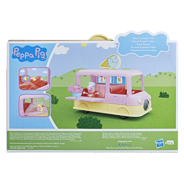 Peppa's Adventures Peppa's Ice Cream Truck Vehículo preescol