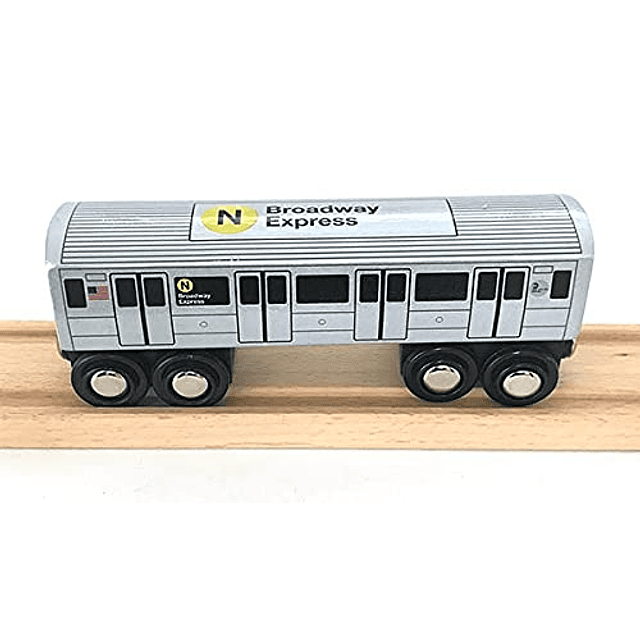 Munipals MP01-110N Tren subterráneo de madera Ciudad de Nuev