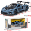 Vehículo de juguete McLaren Senna azul coleccionable de alea