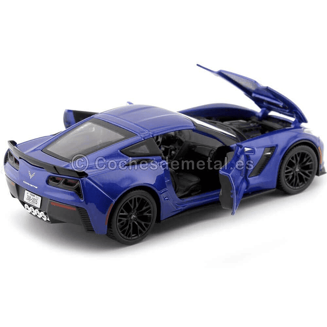 2015 Corvette C7 Z06 Azul 1/24 de Maisto 31133