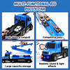 Big Transporter Truck Coches de juguete azules para niños pe