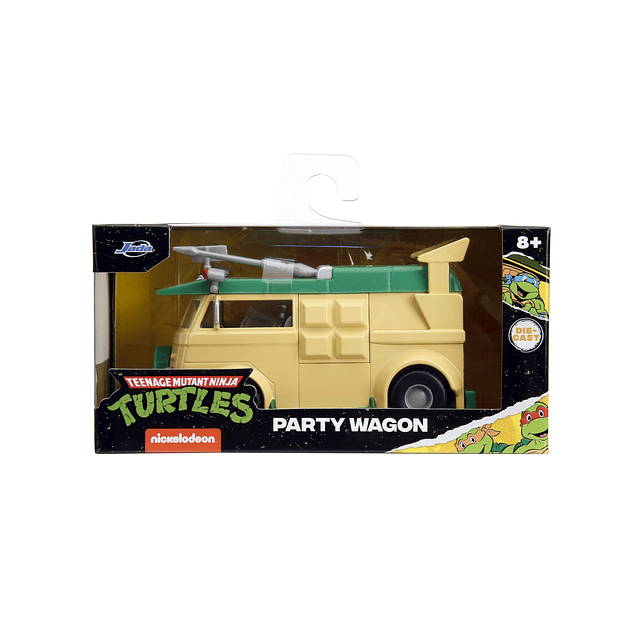 Teenage Mutant Ninja Turtles 1:32 Party Wagon Coche fundido