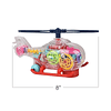 Helicóptero de juguete transparente iluminado para niños, 1