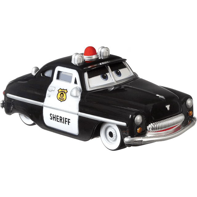 Disney Cars Sheriff, miniatura, juguetes coleccionables para