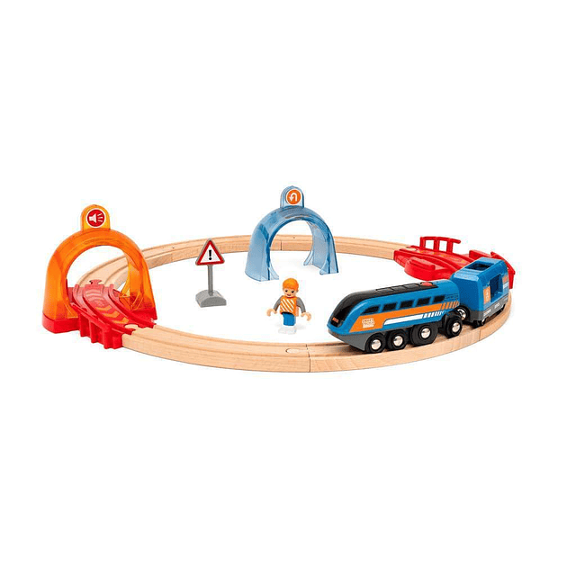 Brio 33974 Conjunto circular de túnel de acción sonora World