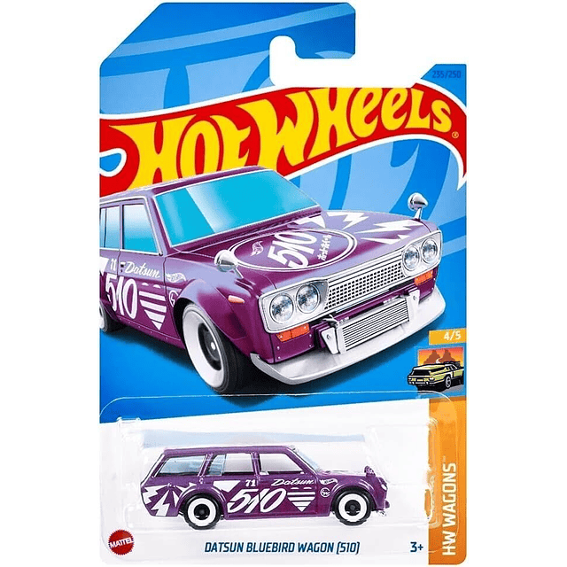 Datsun Bluebird Wagon 510, HW Wagons 4/5 (Púrpura)