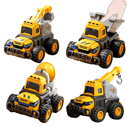 Coches de juguete para camiones de construcción para niños d