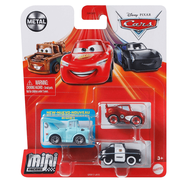 Disney - Cars - Minis 3 Pack Surtido Pixar