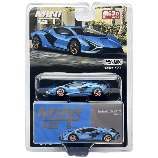 Lambo Sian FKP 37 Blu Aegir Blue Metallic Edición limitada a