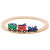 Juego de trenes de madera con animales de granja (más de 12