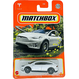 Matchbox 2022 - Tesla Model X - Blanco - 59/100 - Se envía e