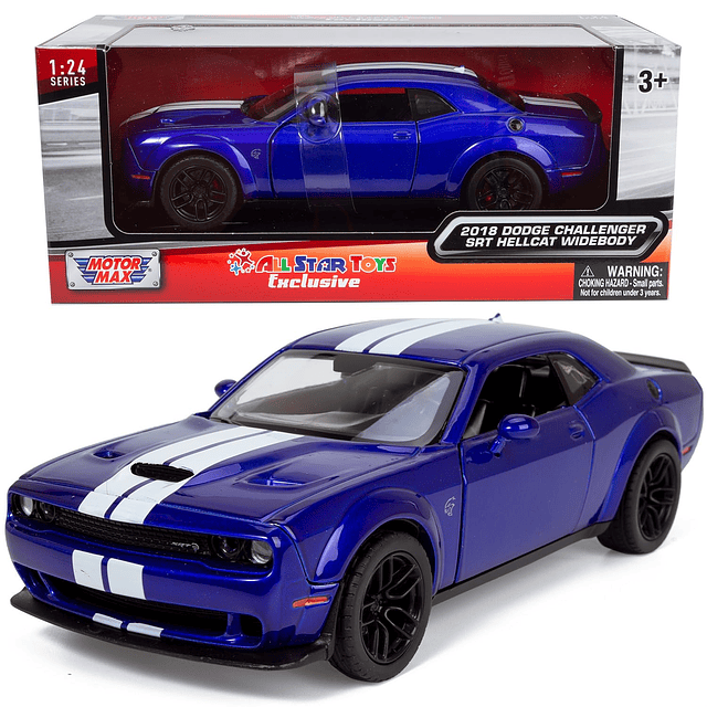 2018 Dodge Challenger SRT Hellcat Widebody Indigo Blue con r