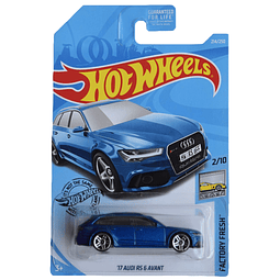 Factory Fresh Series 2/10 '17 Audi RS 6 Avant 214/250, Azul