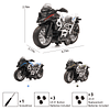 Juguete de motocicleta fundido a troquel, coches de juguete