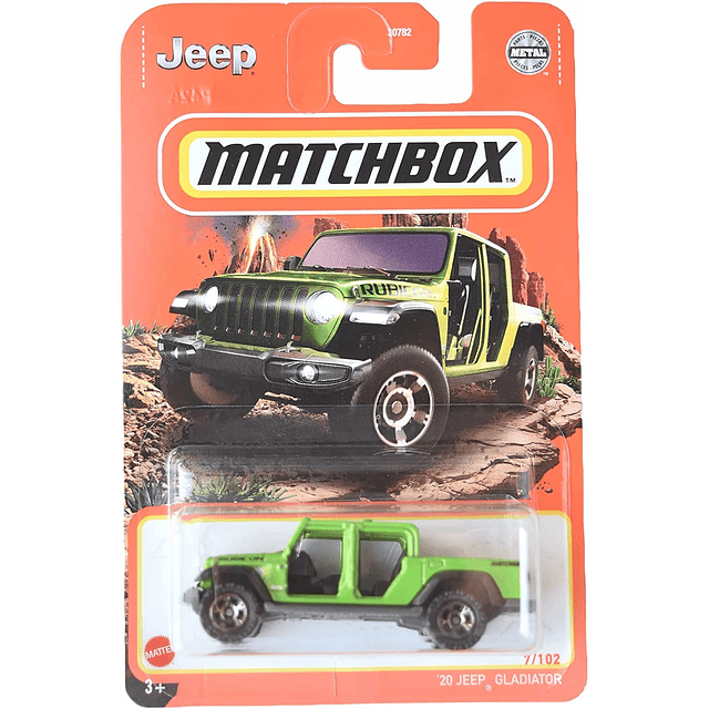 Matchbox '20 Jeeps Gladiator - Verde 7/102