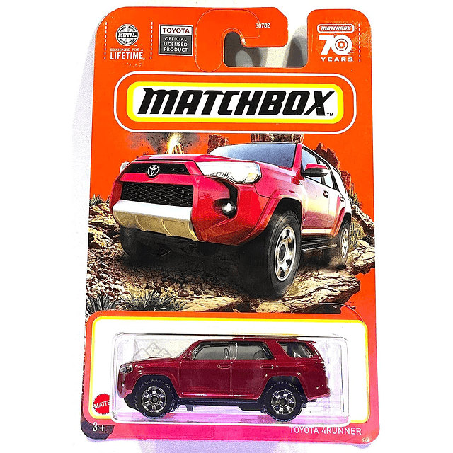 Matchbox - Toyota 4RUNNER - Rojo - Matchbox 70 años - 2023 -