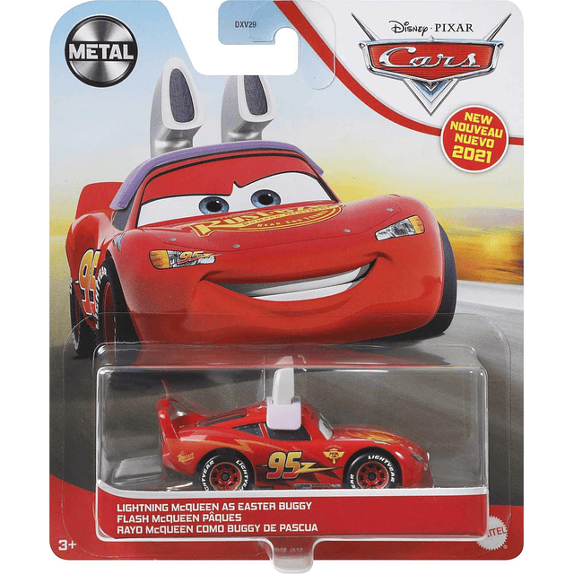 Toys Rayo McQueen como Buggy de Pascua, miniatura, juguetes