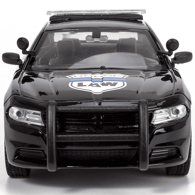 2023 Charger Enforcer Police Pursuit Car 1/24 Modelo fundido