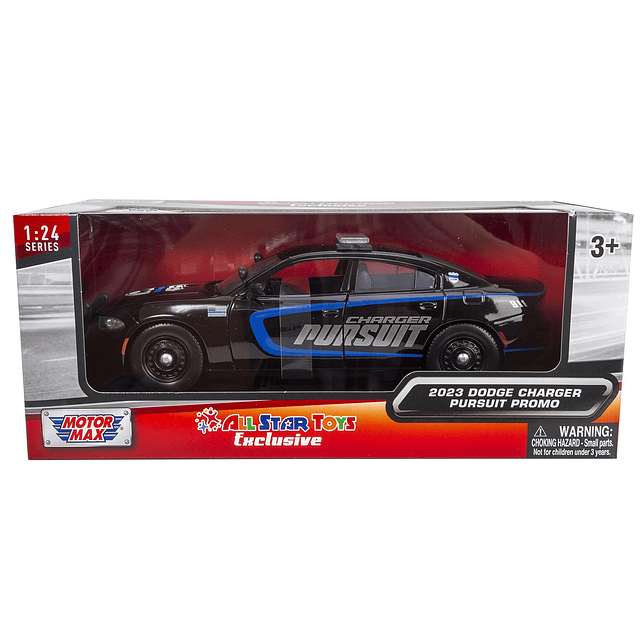 2023 Charger Enforcer Police Pursuit Car 1/24 Modelo fundido