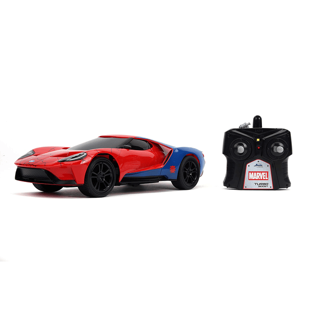 Marvel Spider-Man 2017 Ford GT 1:16 Coches Radiocontrol