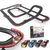 Slot Racing Car Track para niños 1:43 Juego de pista de carr