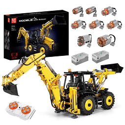 Mold King 17036 Excavadora y Bulldozer 2 en 1, RC Bulldozer