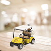 Carro de Golf en Miniatura Escala 1:36 Carro de Golf Vehícul