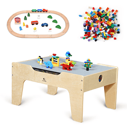 Mesa de juegos de actividades todo en uno para niños con 290