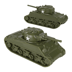 Tanques BMC CTS WW2 Sherman M4 - OD Verde 2 piezas 1:38 Vehí