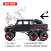 1/22 Benz G63 AMG 6x6 V12 Off-Road Negro Modelo de camioneta